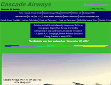 Tablet Screenshot of cascadeairways.com